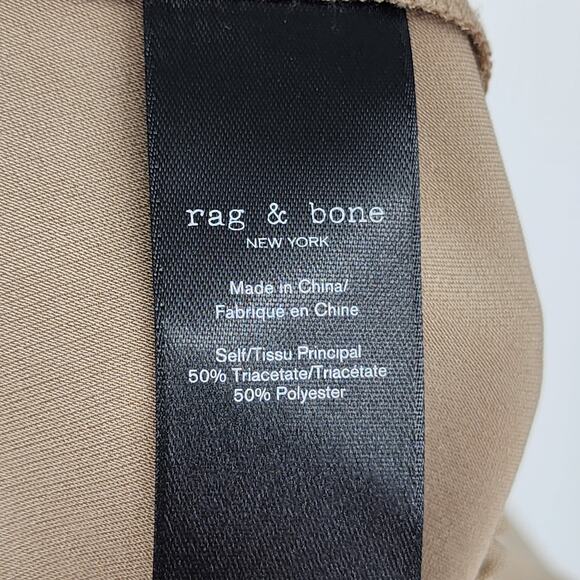 Rag & Bone Crepe Jogger Relaxed Fit High Rise Pant Clay Color Size Small - Picture 6 of 7